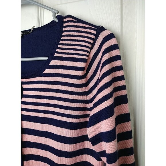 Vila Milano Blue Pink Button Front Long Sleeve Cardigan. Size M - Picture 3 of 9